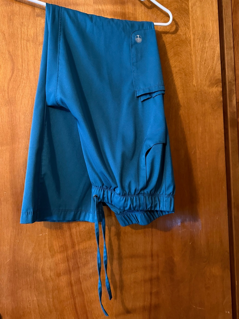 healing hands Women’s Caribbean Blue Drawstring Scrub Pants